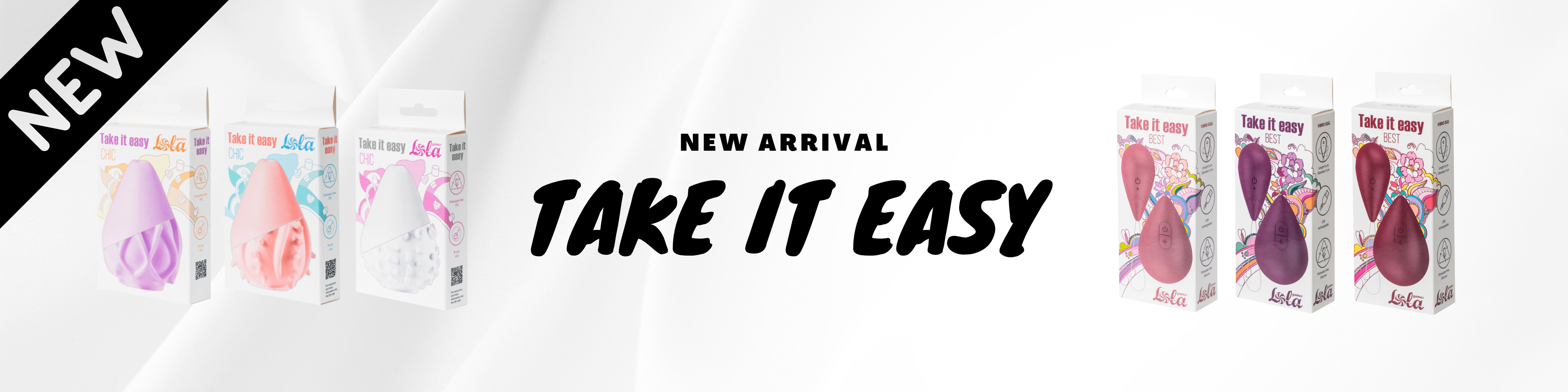 Banner Take It Easy New Arrival